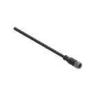 PIZZATO ELETTRICA - Connettore femmina M8 4 poli diritto cablato con cavo 5 m, rivestimento guaina PVC