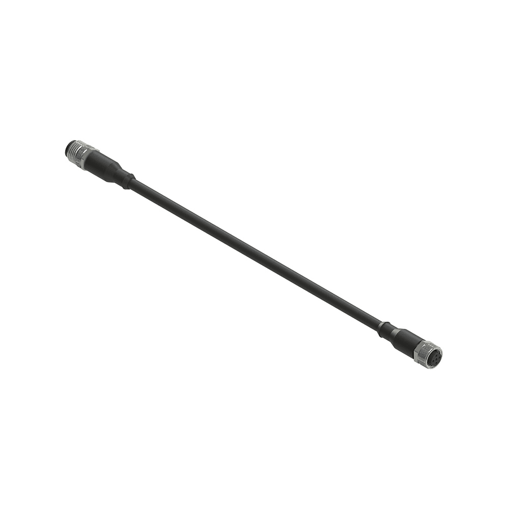 PIZZATO ELETTRICA - Connettore maschio-femmina M12, 5 poli diritto cablato con cavo 10 m