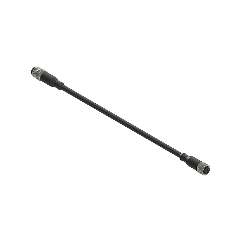 PIZZATO ELETTRICA - Connettore maschio-femmina M12, 5 poli diritto cablato con cavo 5 m