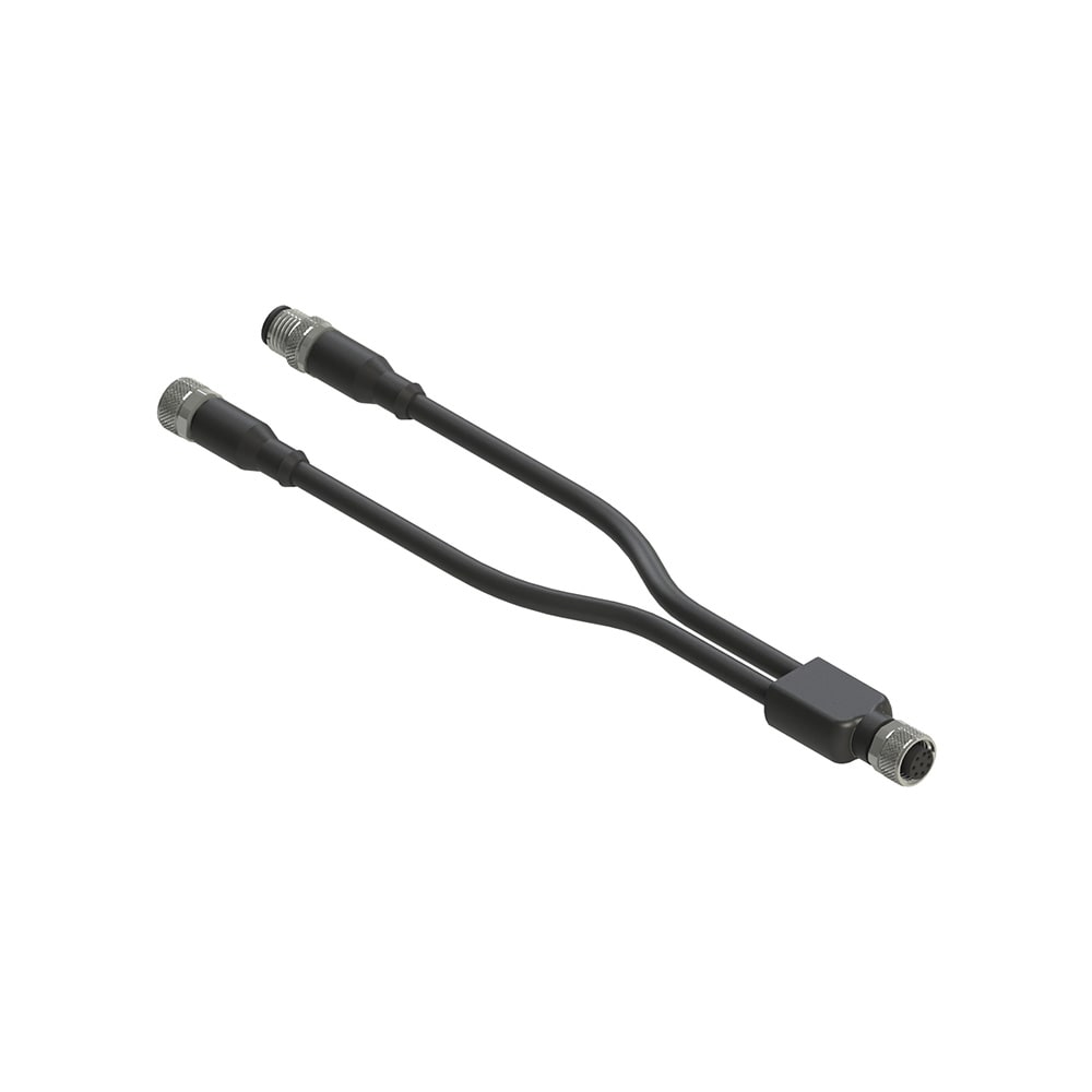 PIZZATO ELETTRICA - Connettore M12 a Y per connessioni in serie con cavo lunghezza 150?mm