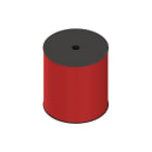 PIZZATO ELETTRICA - Fune acciaio plastificata rossa 400 m