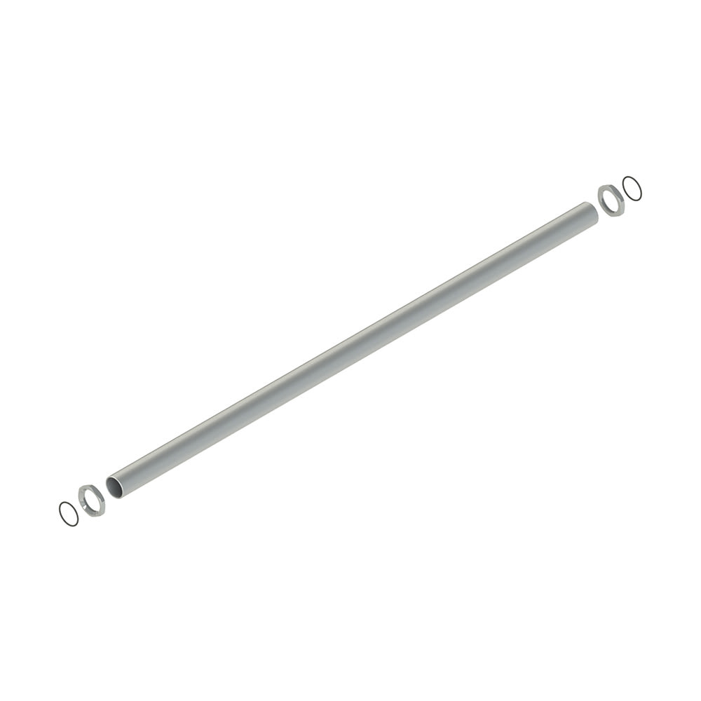 PIZZATO ELETTRICA - Tubo metallico filettato per interruttore a pedale, L=660 mm