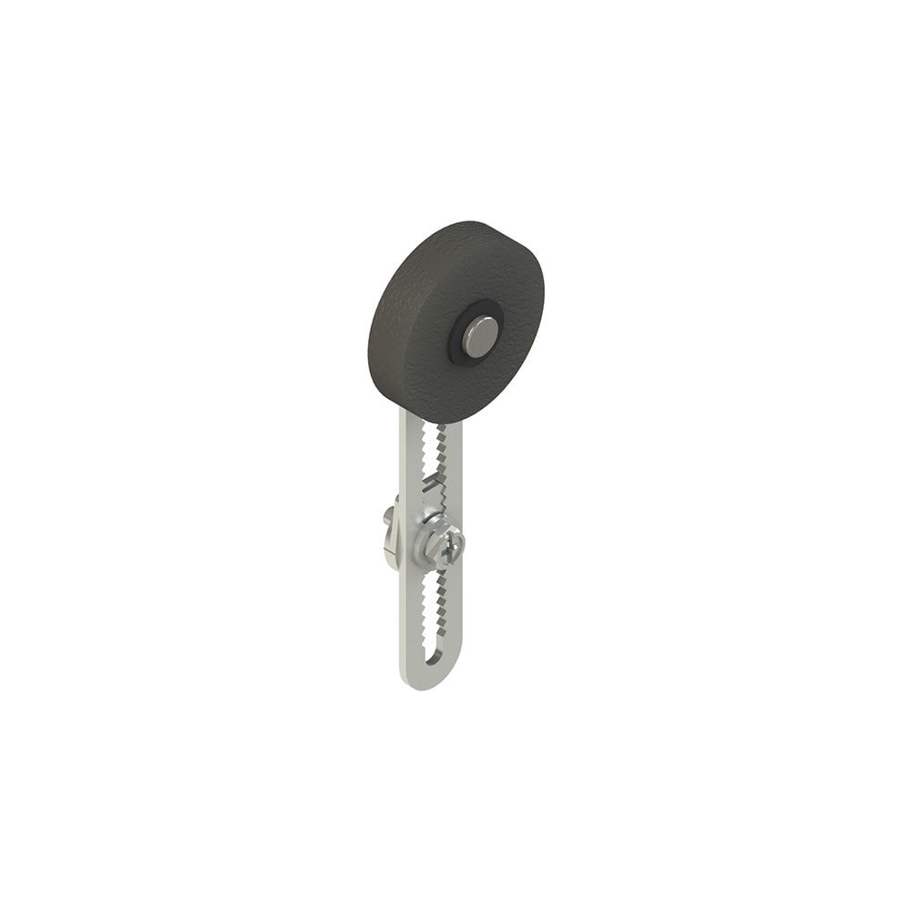 PIZZATO ELETTRICA - Leva regolabile dentellata con rotella in gomma diametro 40 mm