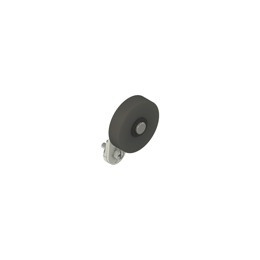 PIZZATO ELETTRICA - Leva con rotella in gomma diametro 40 mm