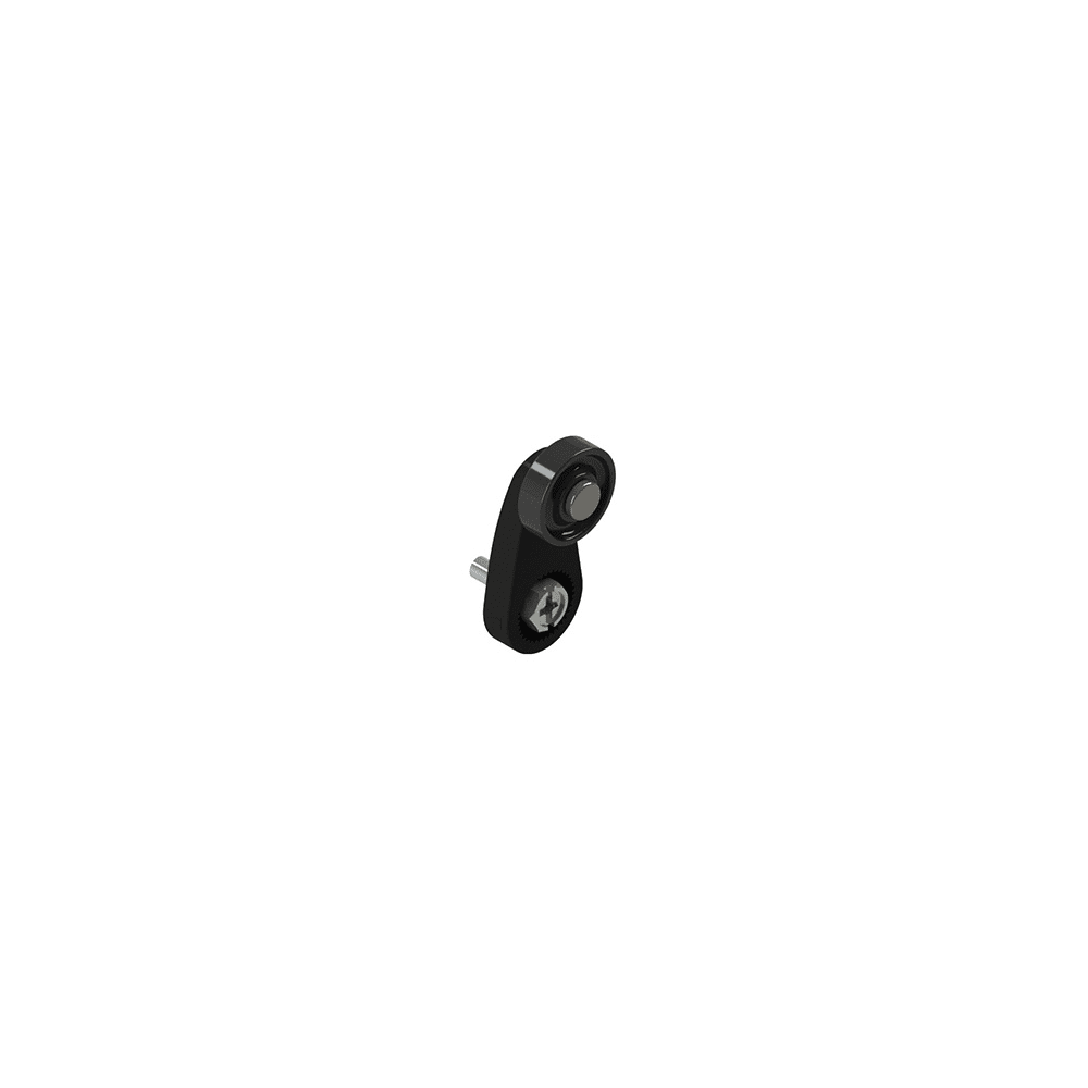PIZZATO ELETTRICA - Leva in plastica con rotella in tecnopolimero diametro 18 mm