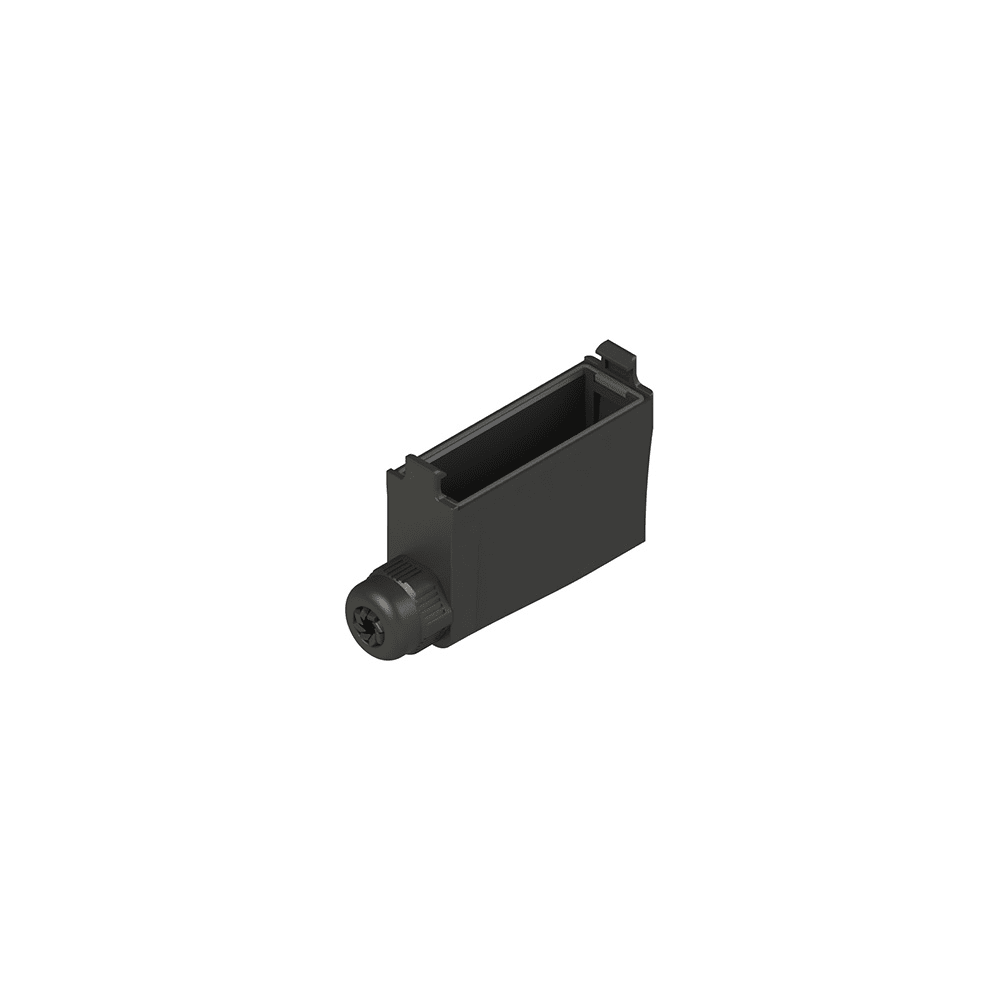 PIZZATO ELETTRICA - Protezione copriterminale per terminali a faston verticali con pressacavo antistrappo