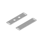 PIZZATO ELETTRICA - Coppia di supporti piani in acciaio inox completi di viti di fissaggio serie HX