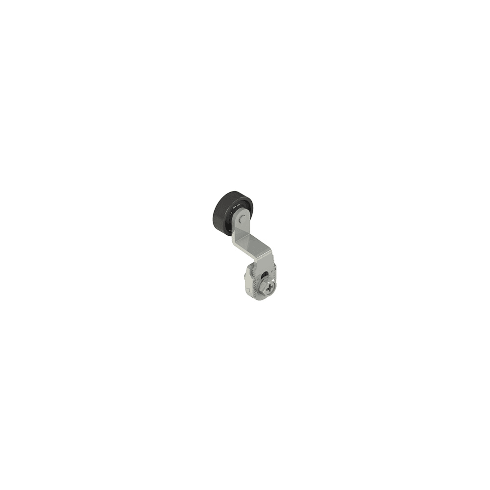 PIZZATO ELETTRICA - Leva girevole in metallo sagomata regolabile con rotella in tecnopolimero ? 20 mm