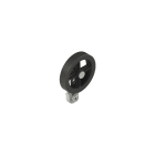 PIZZATO ELETTRICA - Leva girevole in metallo diritta regolabile con rotella in gomma ? 50 mm