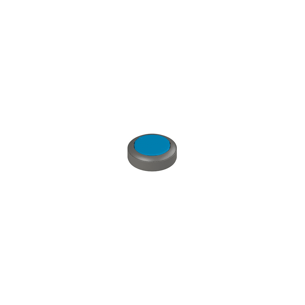 PIZZATO ELETTRICA - Pulsante illuminabile ad impulso, blu