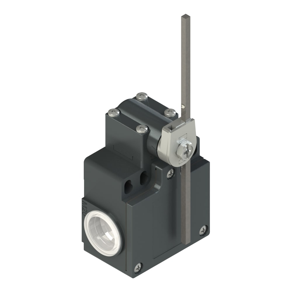 PIZZATO ELETTRICA - Interruttore di posizione a leva girevole con asta quadra regolabile