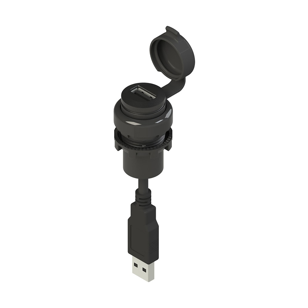 PIZZATO ELETTRICA - Presa USB 2.0 serie EROUND