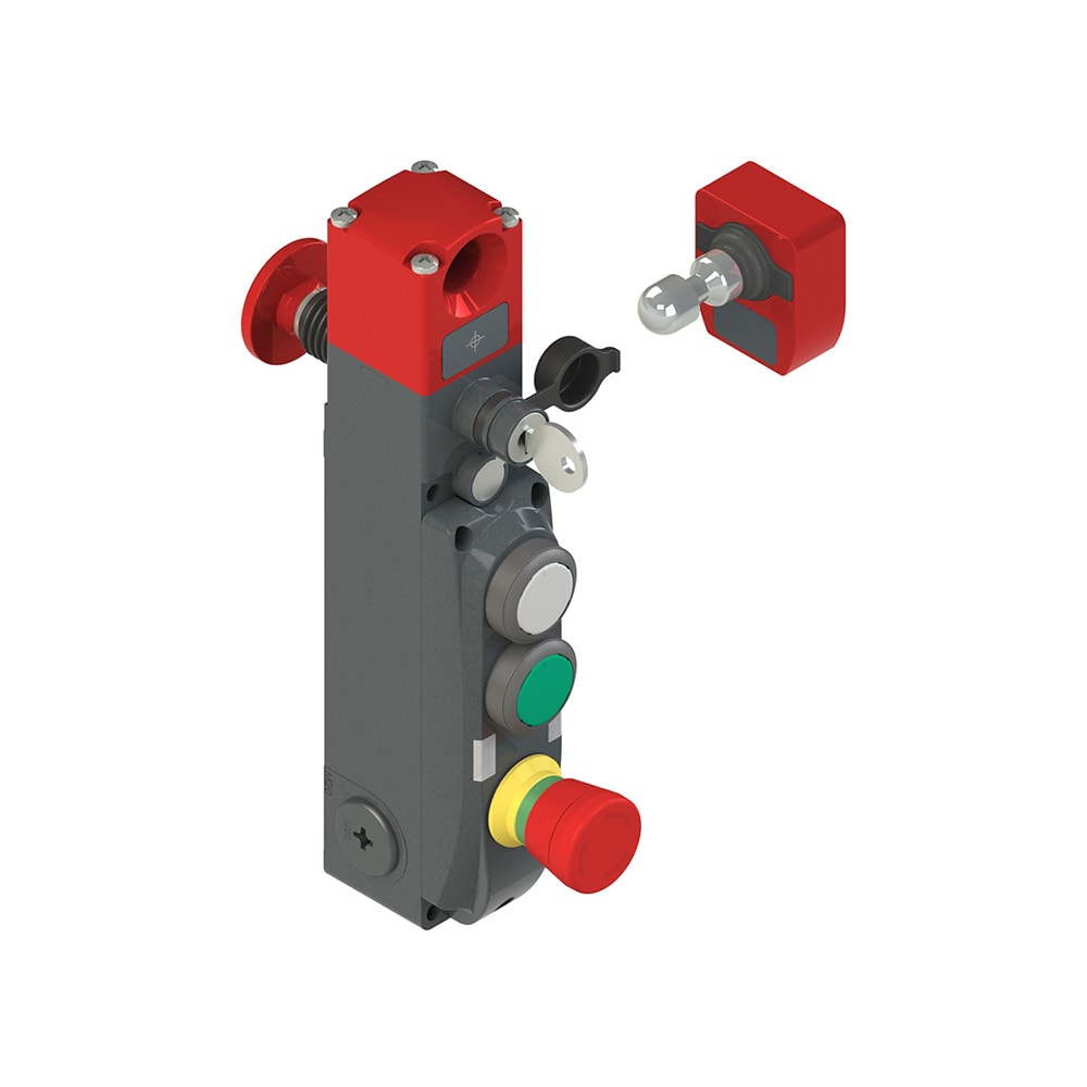 PIZZATO ELETTRICA - Interruttore di sicurezza con blocco serie NG con dispositivi di comando integrati, completo di azionatore