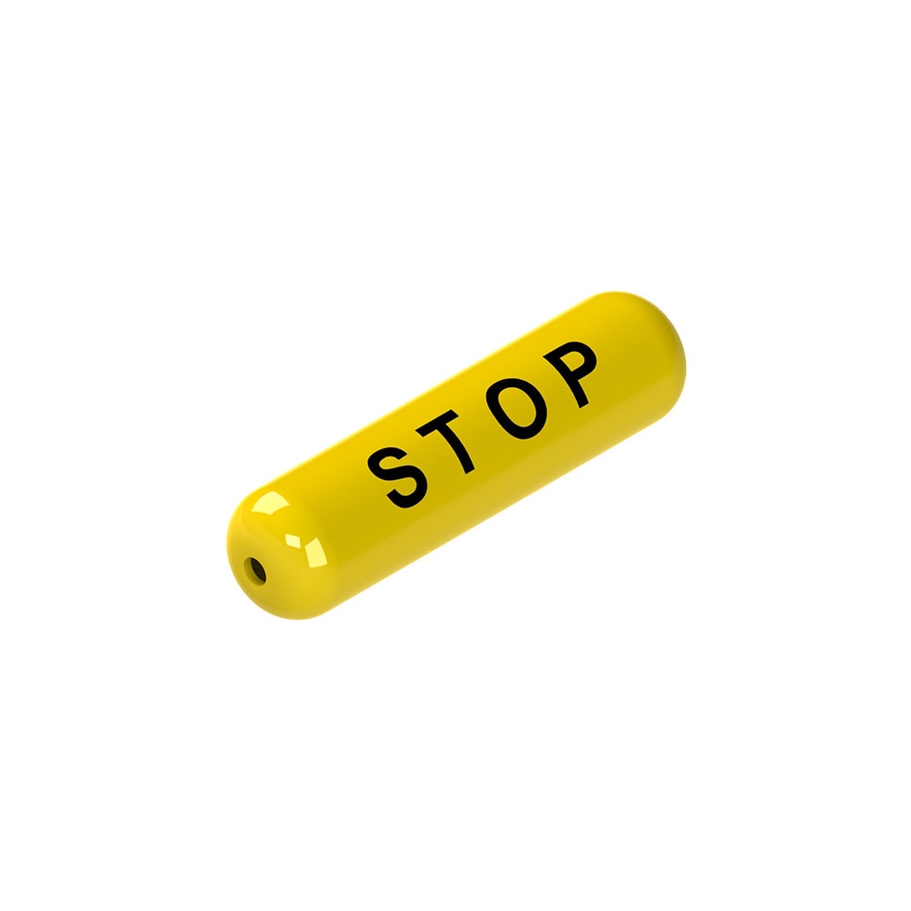 PIZZATO ELETTRICA - Indicatore fune - scritta "STOP"