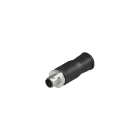 PIZZATO ELETTRICA - Connettore maschio M12 5 poli, diritto, per cavi multipolari da ? 4 a ? 6,5 mm