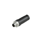 PIZZATO ELETTRICA - Connettore maschio M12 8 poli, diritto, per cavi multipolari da ? 4 a ? 7 mm