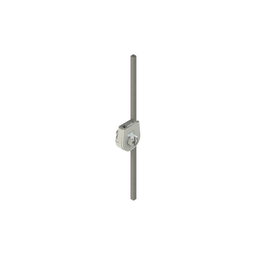 PIZZATO ELETTRICA - Leva con asta quadra regolabile in acciaio inox 3x3x125 mm