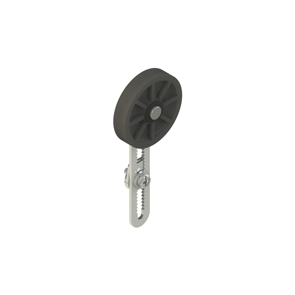 PIZZATO ELETTRICA - Leva regolabile dentellata con rotella in gomma diametro 50 mm