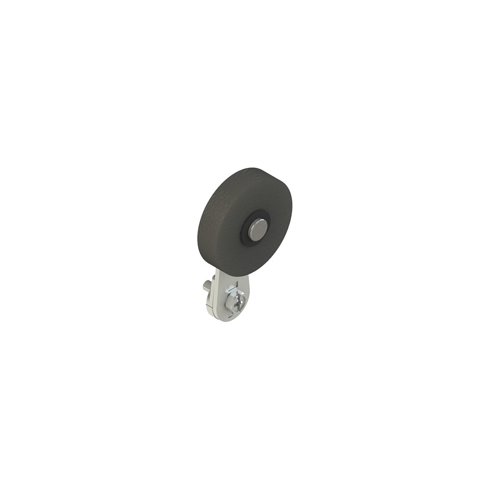 PIZZATO ELETTRICA - Leva diritta con rotella in gomma diametro 40 mm