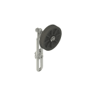 PIZZATO ELETTRICA - Leva regolabile con rotella in gomma diametro 50 mm a sbalzo