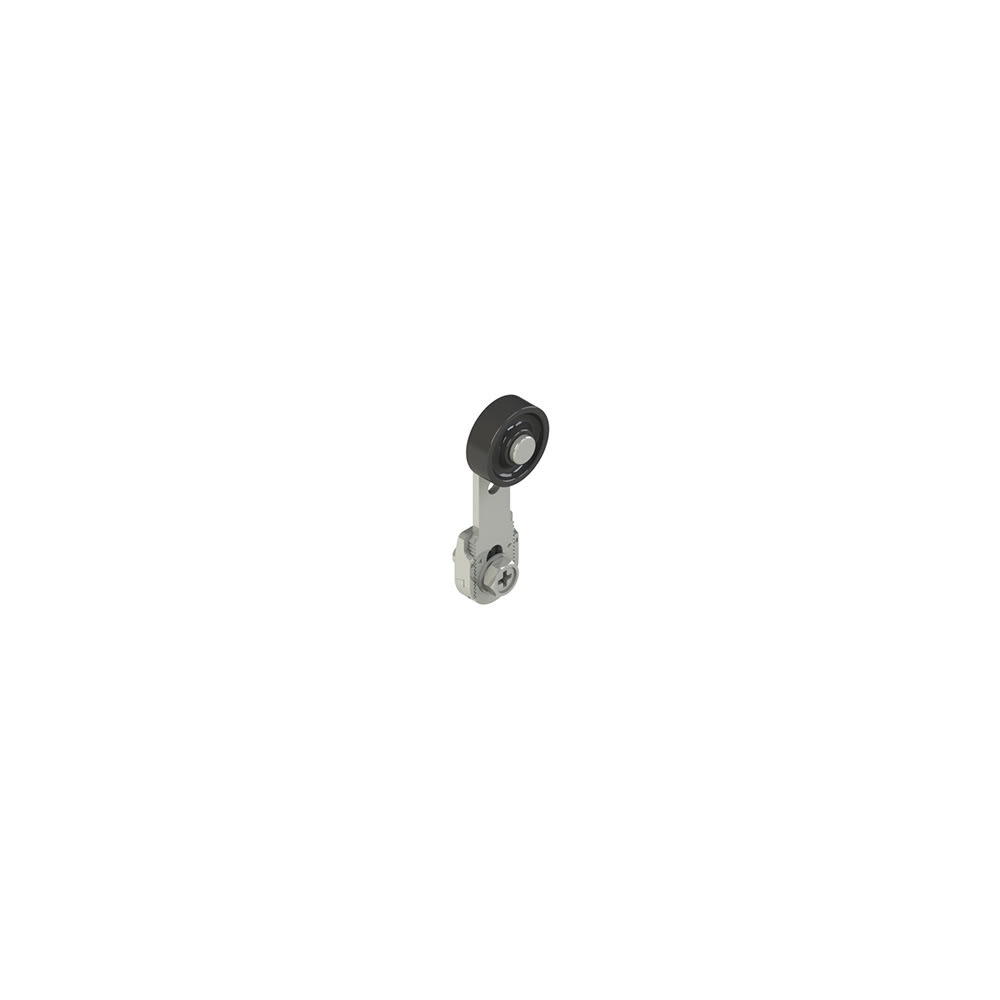 PIZZATO ELETTRICA - Leva girevole in metallo diritta regolabile con rotella in tecnopolimero ? 20 mm