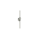 PIZZATO ELETTRICA - Leva girevole in metallo con asta inox quadra 3x3x125 mm regolabile