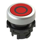 PIZZATO ELETTRICA - Pulsante ad impulso rasato rosso con marcatura E2 2PU2R329L1