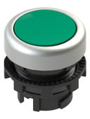 PIZZATO ELETTRICA - Pulsante luminoso rasato verde E2 3PL2R4290