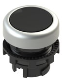 PIZZATO ELETTRICA - Pulsante ad impulso rasato nero E2 2PU2R1290