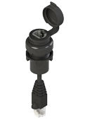 PIZZATO ELETTRICA - Presa RJ45 serie EROUND E2 2RJ451AN1