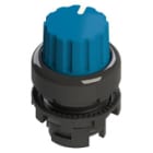 PIZZATO ELETTRICA - Selettore luminoso a manopola a due posizioni blu con marcatura E2 1SL42ACD61AC