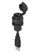 PIZZATO ELETTRICA - Presa USB 2.0 serie EROUND E2 2USB1CN0.8