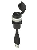 PIZZATO ELETTRICA - Presa USB 2.0 serie EROUND E2 2USB9CN0.8