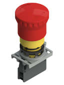 PIZZATO ELETTRICA - Unità completa con pulsante d'emergenza, base d'aggancio e contatti E2 AC-DXBC1023