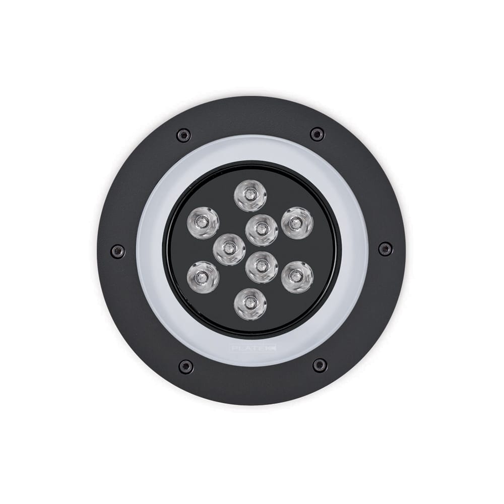 PLATEK - MEDIO ALLUMINIO (21W-4K) SPOT -NERO