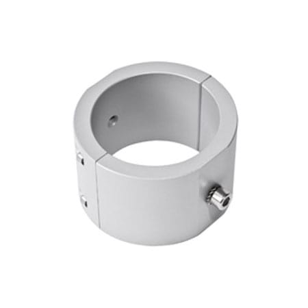 PLATEK - STAFFA PER PALO DIAMETRO 102MM-GRIG