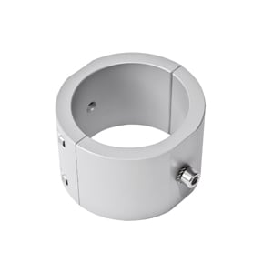 PLATEK - STAFFA PER PALO DIAMETRO 114MM-GRIG