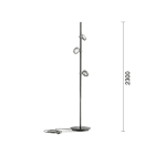 PLATEK - PIANTANA FROG 2300MM - COLORE NERO 8951230.01