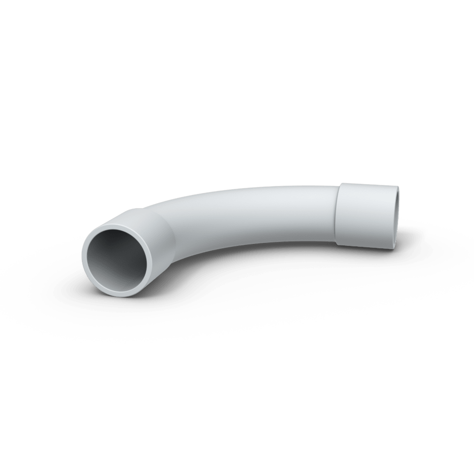 HAGER BOCCHIOTTI - CURVA 90 IP40 GRIGIA D16