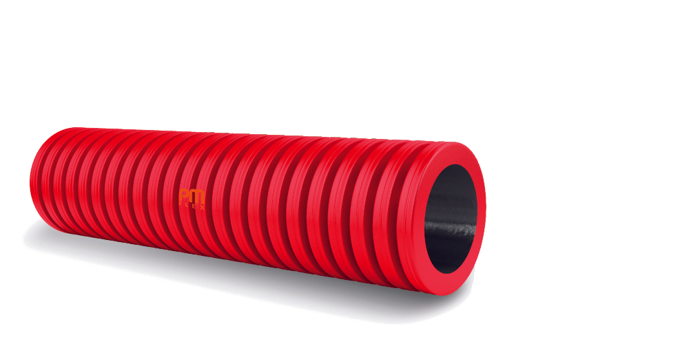 PM FLEX - CAVIDOTTO DOPPIA PARETE ROSSO D125/50