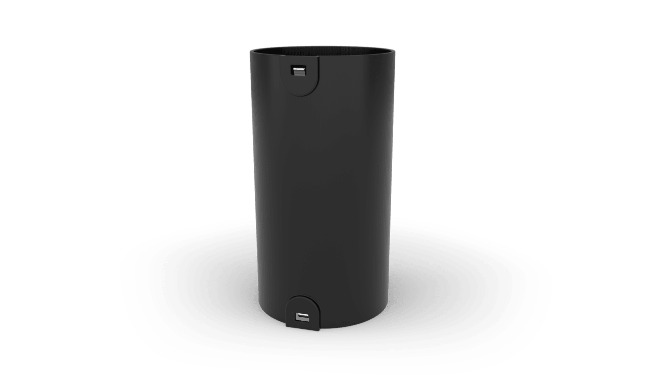 HAGER BOCCHIOTTI - RACCORDO + CLIP IP65 ANTIUV NERO D16