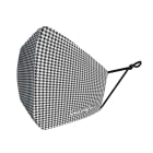 PUBLILINE MODA & PROMOZIONE - MASCHERINA PIED-DE POULE BIANCO NERO