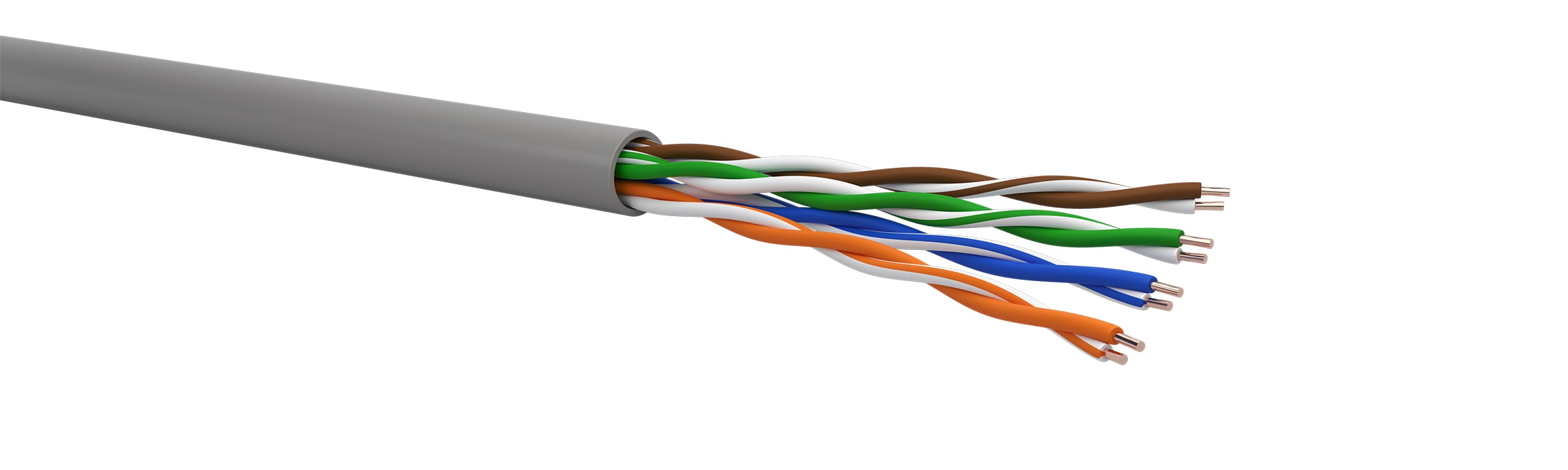 QUBIX - CAVO CPR6707 C5E U/UTP AWG24 LSZH ECA