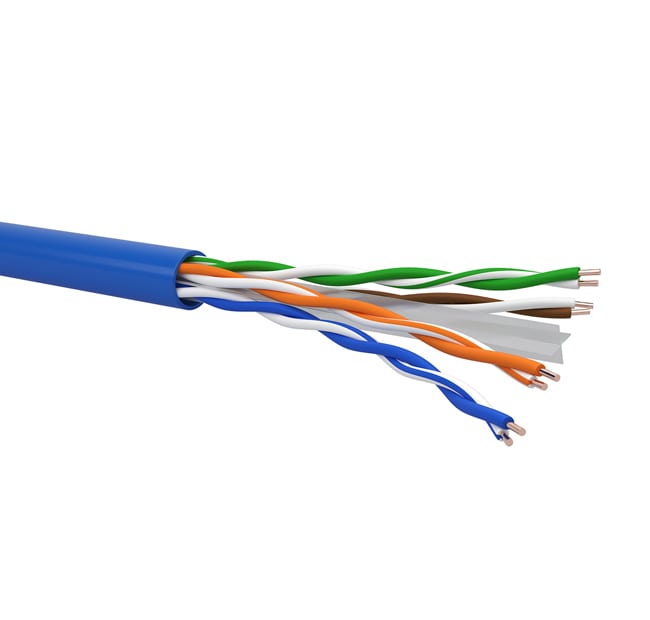 QUBIX - CAVO R6UT4H24 C6 U/UTP AWG24 LSZH ECA