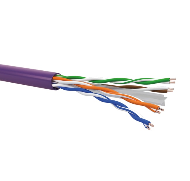 QUBIX - CAVO R6A+UT4H23 C6A U/UTP AWG23 LSZH ECA