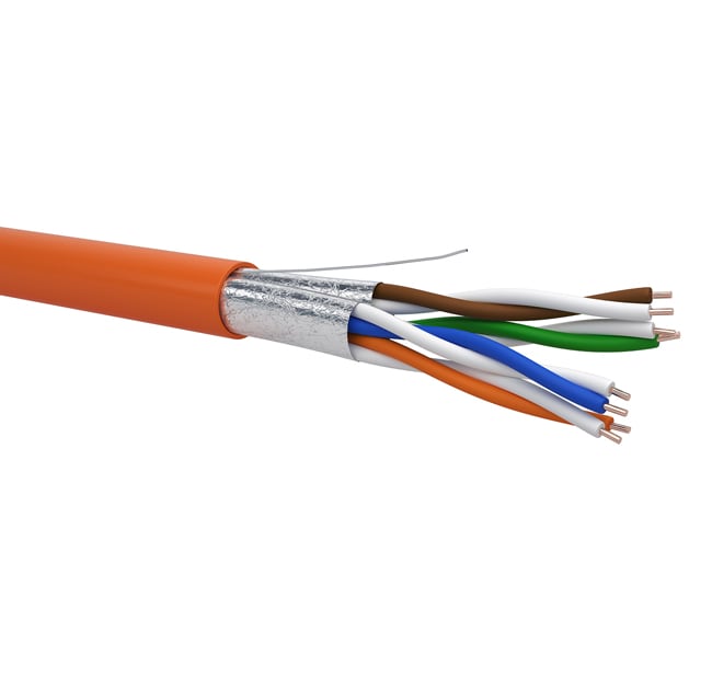 QUBIX - CAVO R6AUF4H23 C6A U/FTP AWG23 LSZH CCA