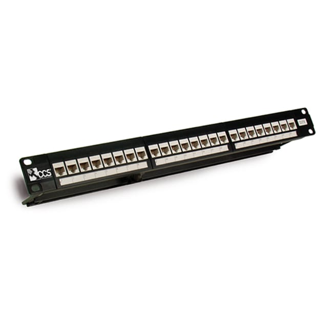 QUBIX - PATCH PANEL CCS IDC110/KR C6 24 RJ45 UTP 2002024