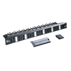 QUBIX - PATCHPANEL CCS EASYCRIMP C5E 24RJ45 UTP 2002035