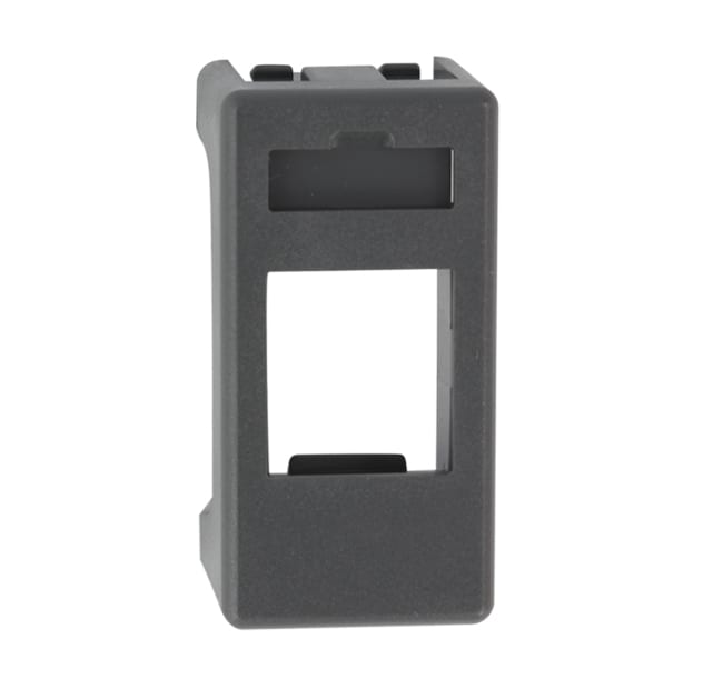 QUBIX - ADATTATORE CCS GEWISS SYSTEM 20 NERO