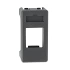 QUBIX - ADATTATORE CCS GEWISS SYSTEM 20 NERO